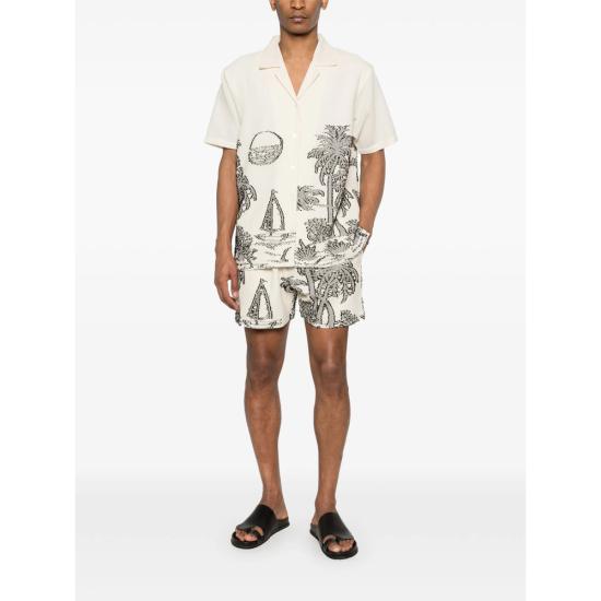 26SS 메종 라비쉬 셔츠 ZMMORNEYPALM OFFWH NEUTRALS - MAISON LABICHE