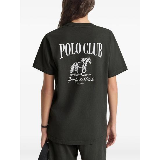 26SS 스포티앤리치 탑 TO04365262BA FADBK BLACK WHITE - SPORTY & RICH