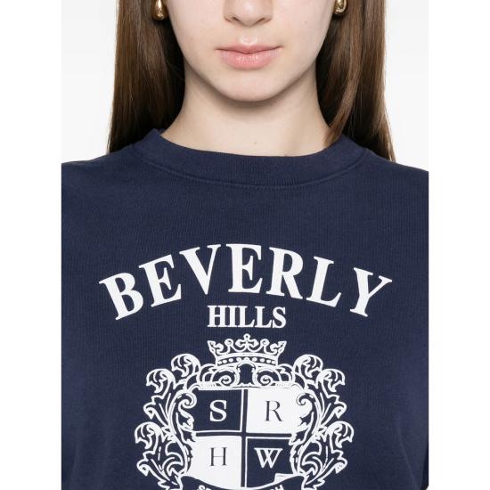 26SS 스포티앤리치 긴팔 티셔츠 ST07164256BL DKNAV BLUE - SPORTY & RICH