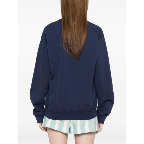 26SS 스포티앤리치 긴팔 티셔츠 ST07164256BL DKNAV BLUE - SPORTY & RICH