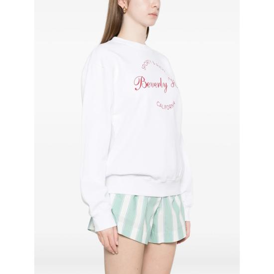 26SS 스포티앤리치 긴팔 티셔츠 ST07164257WH WHITE - SPORTY & RICH