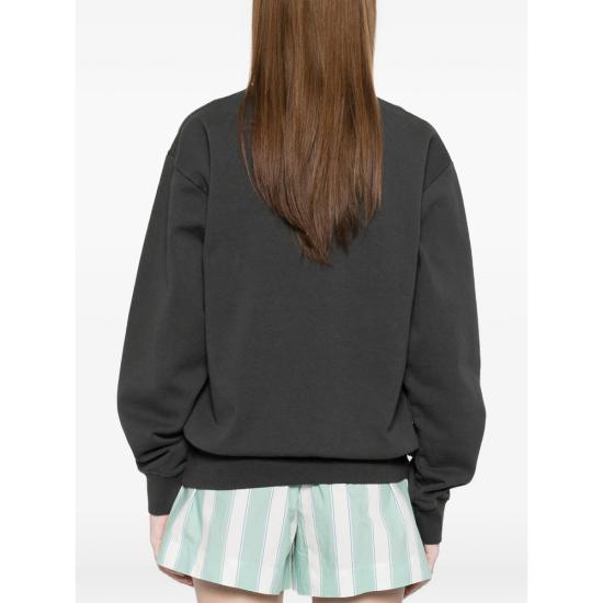 26SS 스포티앤리치 긴팔 티셔츠 ST07164255BA FADBK BLACK - SPORTY & RICH