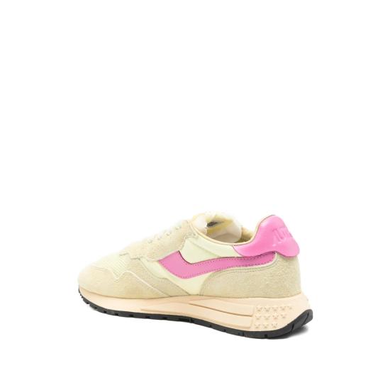 26SS 오트리 릴윈드 스니커즈 WWLW UT41 YELLOW PINK - AUTRY