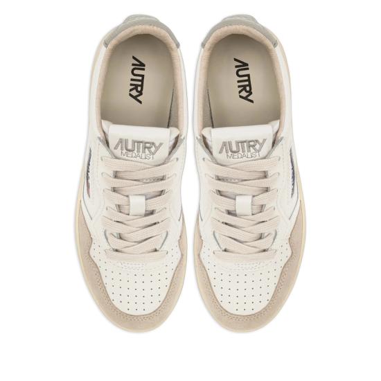 26SS 오트리 메달리스트 로우 스니커즈 AULM LS14 WHITE - AUTRY