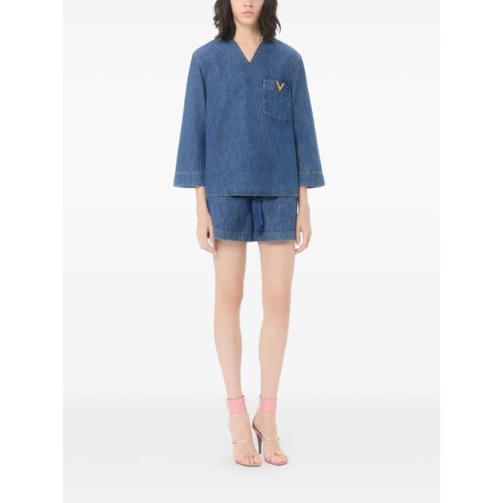 26SS 발렌티노 가라바니 숏팬츠 8B3DD5509YA 558 BLUE - VALENTINO GARAVANI
