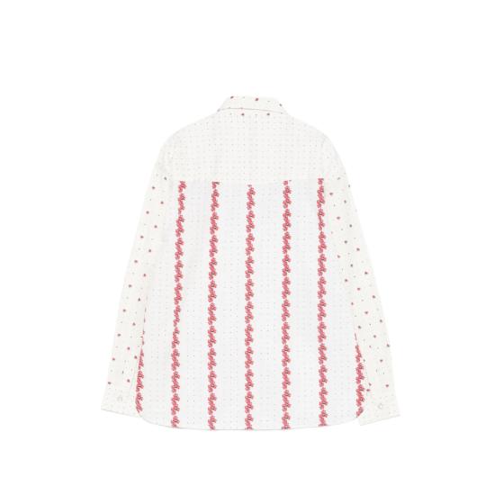 26SS 메종 라비쉬 셔츠 ZWMONSELETFLOW FLOWE WHITE RED - MAISON LABICHE