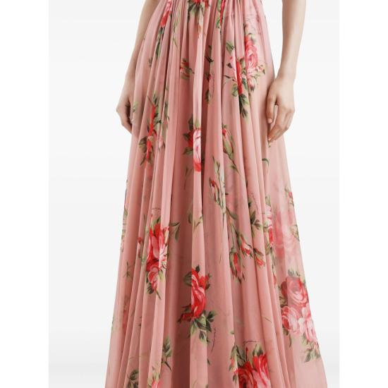 26SS 돌체앤가바나 원피스 F6ZA1T IS11F HF5ZN PINK RED - DOLCE & GABBANA