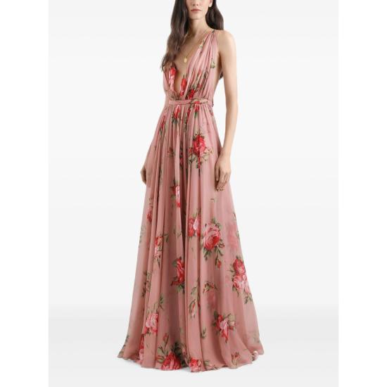 26SS 돌체앤가바나 원피스 F6ZA1T IS11F HF5ZN PINK RED - DOLCE & GABBANA