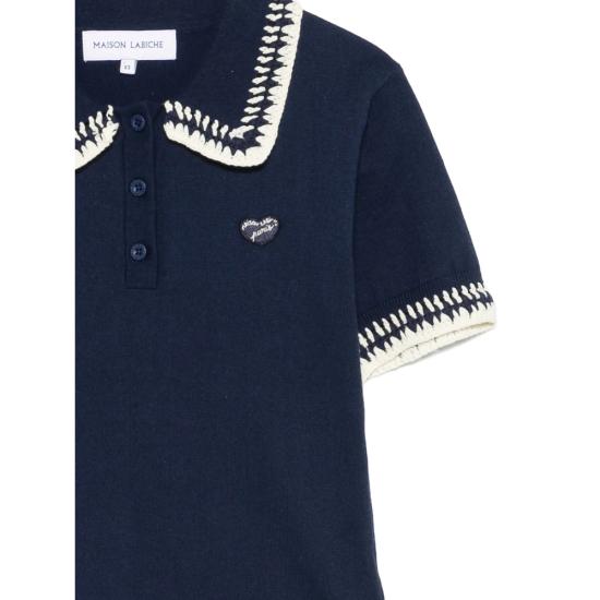 26SS 메종 라비쉬 폴로 티셔츠 ZWCAILLAVETCO ULTMA BLUE - MAISON LABICHE