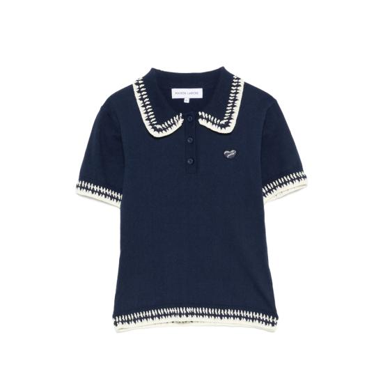 26SS 메종 라비쉬 폴로 티셔츠 ZWCAILLAVETCO ULTMA BLUE