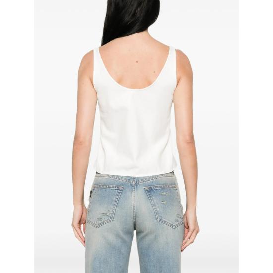 26SS 로우클래식 민소매 티셔츠 LCPS26TO01161 STRIP WHITE BLUE - LOW CLASSIC