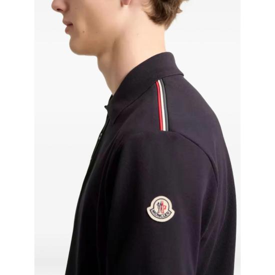 26SS 몽클레어 폴로 티셔츠 89A16 8A000 31 77X BLUE - MONCLER
