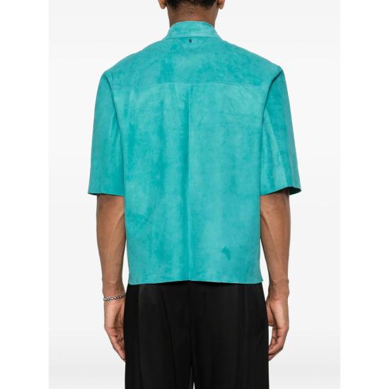 26SS 살바토레 산토로 반팔 셔츠 50693 U OTTAN BLUE - SALVATORE SANTORO