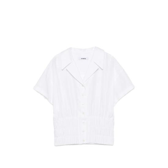 26SS 비베타 셔츠 VM1CM0147 TE079 1001 WHITE