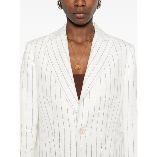 26SS 랄프 로렌 수트 자켓 211A96196001 PINST WHITE - RALPH LAUREN