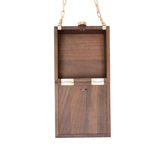 26SS 컬트 가이아 클러치/파우치 HDBCL34550WD35 TIC TAC WALNU BROWN - CULT GAIA