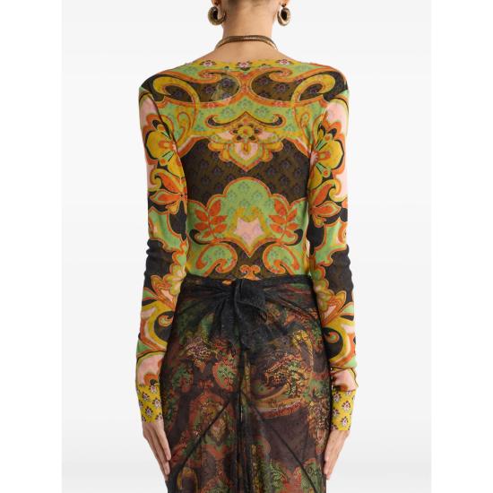 26SS 에트로 탑 99IAS67 WRJA0038 X0812 GREEN - ETRO