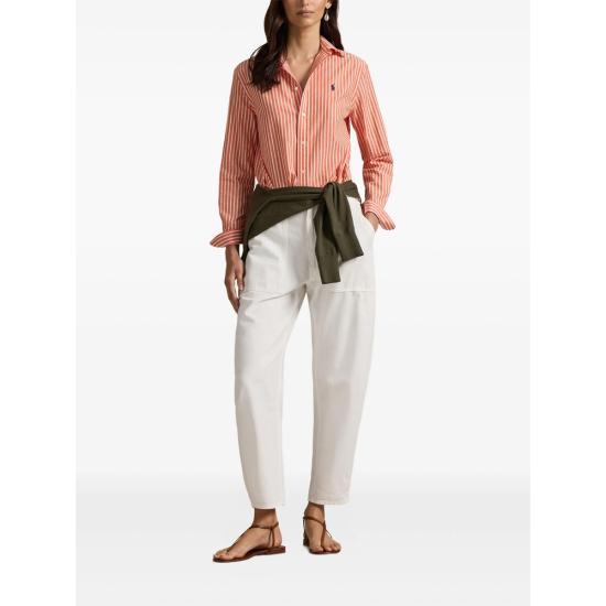 26SS 랄프 로렌 셔츠 211971514502 ORAWH ORANGE WHITE - RALPH LAUREN