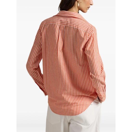 26SS 랄프 로렌 셔츠 211971514502 ORAWH ORANGE WHITE - RALPH LAUREN