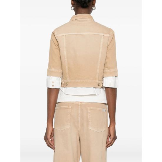 26SS 세븐포올맨카인드 데님 자켓 7U7H0D52 DOUBLE LAY 3DA NEUTRALS - 7 FOR ALL MANKIND