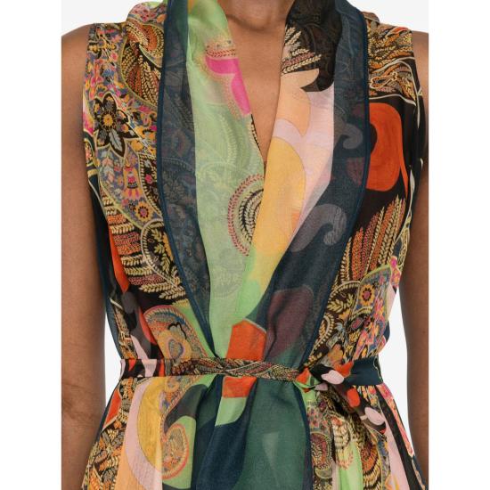 26SS 에트로 코트 AKI78 WRDA0029 X0889 BLUE ORANGE - ETRO