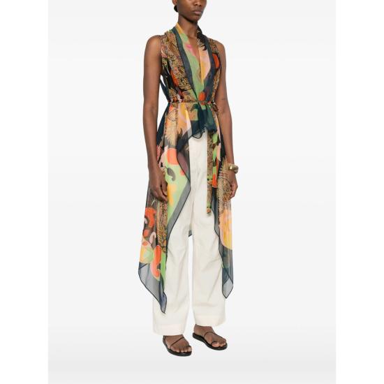 26SS 에트로 코트 AKI78 WRDA0029 X0889 BLUE ORANGE - ETRO