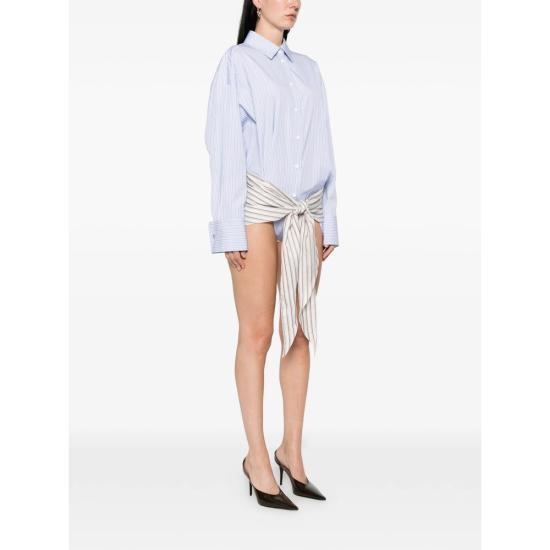 26SS 디 아티코 원피스 260WCA00506 MIX100AA 021 BLUE WHITE - THE ATTICO