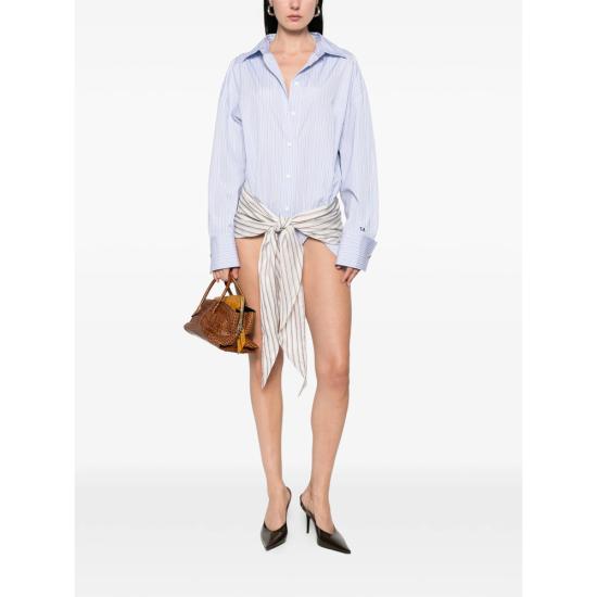 26SS 디 아티코 원피스 260WCA00506 MIX100AA 021 BLUE WHITE - THE ATTICO