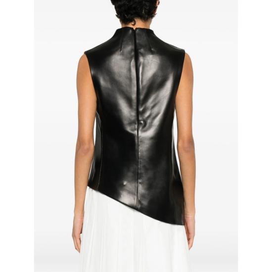 26SS 케이트 민소매 티셔츠 2440937 L937 200 BLACK - KHAITE