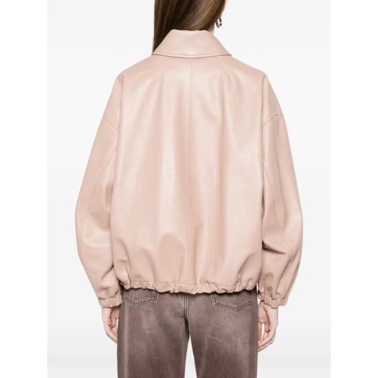 26SS 시모네타 가죽 자켓 S06JA404L1 NUDE PINK - SIMONETTA