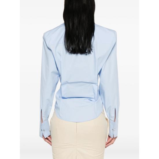 26SS 디 아티코 셔츠 260WCH00048 CCC052AA 013 BLUE - THE ATTICO