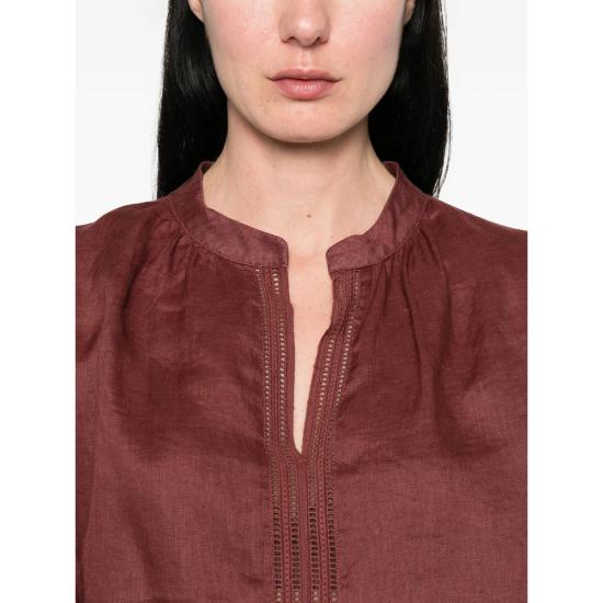 26SS JC 소피 블라우스 L3118 LESLIE MAROO BROWN - JC SOPHIE