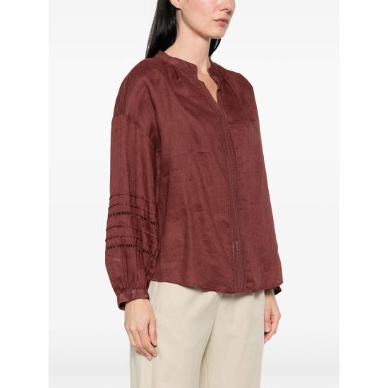 26SS JC 소피 블라우스 L3118 LESLIE MAROO BROWN - JC SOPHIE