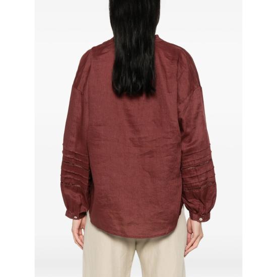 26SS JC 소피 블라우스 L3118 LESLIE MAROO BROWN - JC SOPHIE