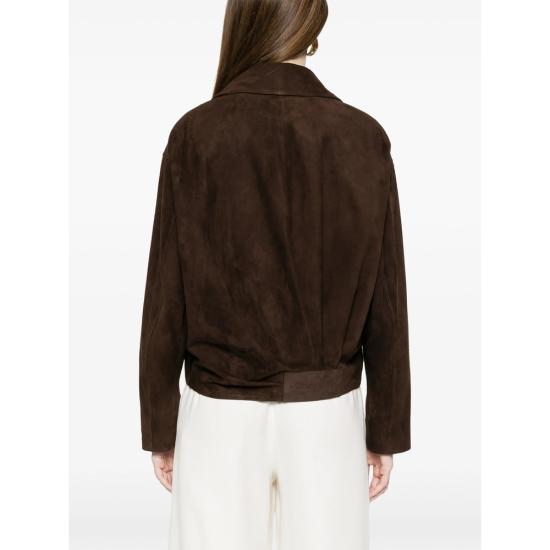 26SS 시모네타 가죽 자켓 S06JA409S1 MORO BROWN - SIMONETTA