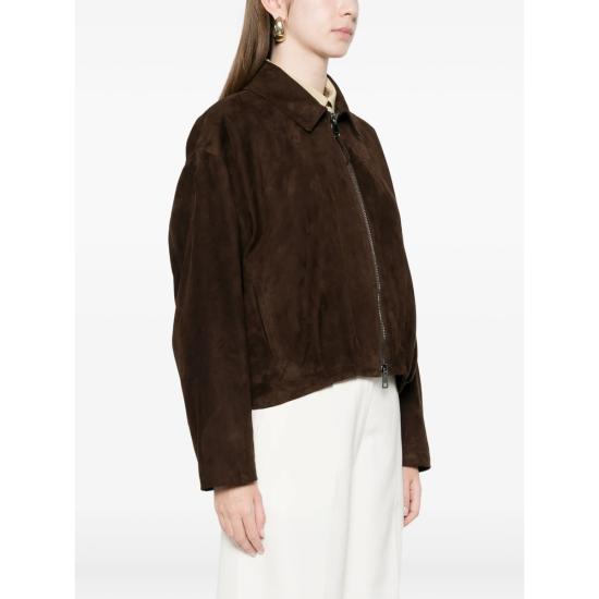 26SS 시모네타 가죽 자켓 S06JA409S1 MORO BROWN - SIMONETTA