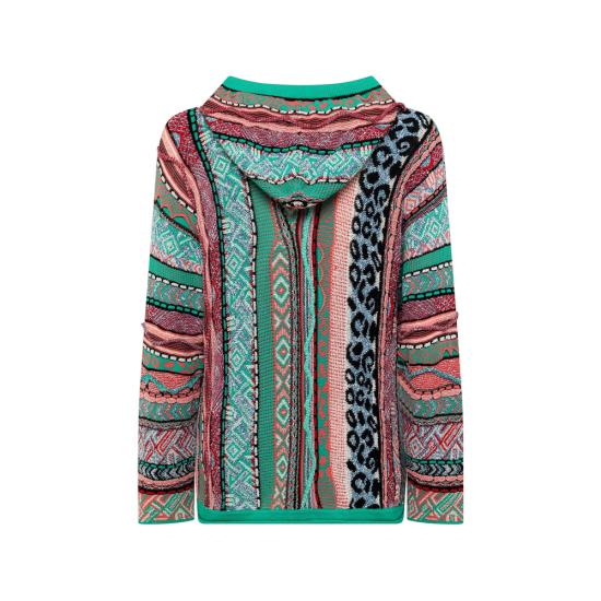 26SS 라니우스 스웨터 AKH070 923 GREEN PINK - LANEUS