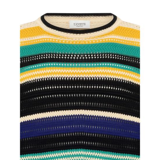 26SS 라니우스 니트웨어 AKN033 110 BLACK BLUE - LANEUS