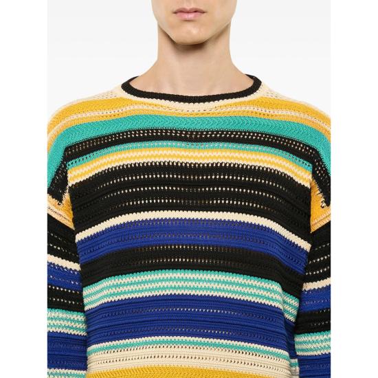 26SS 라니우스 니트웨어 AKN033 110 BLACK BLUE - LANEUS