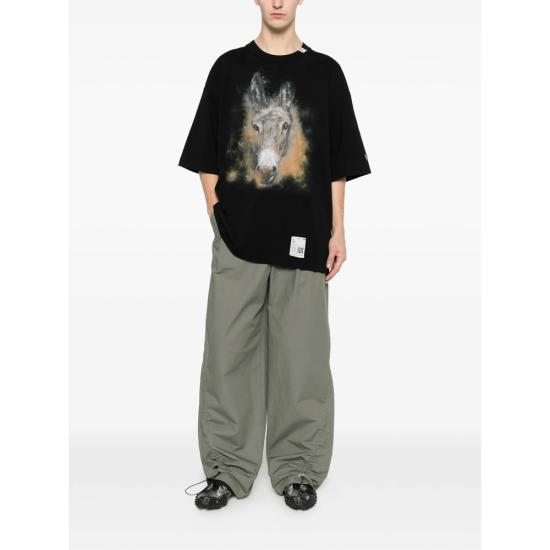 26SS 메종 미하라 야스히로 탑 J16TS851 BLACK - MAISON MIHARA YASUHIRO