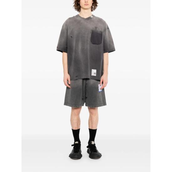 26SS 메종 미하라 야스히로 탑 J16TS802 BLACK GREY - MAISON MIHARA YASUHIRO