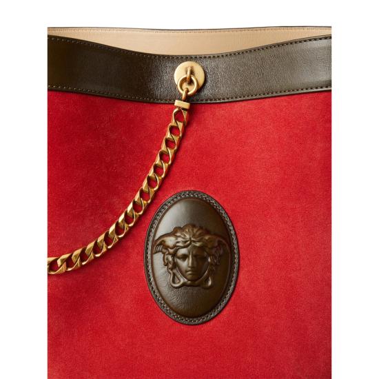 26SS 베르사체 토트백 1A17850 1023460 2GS3J RED BLACK - VERSACE