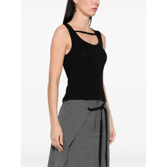 26SS 니콜로 파스콸레티 민소매 티셔츠 KU58A COYA BLACK - NICCOLÒ PASQUALETTI