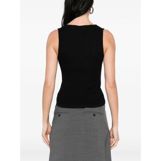 26SS 니콜로 파스콸레티 민소매 티셔츠 KU58A COYA BLACK - NICCOLÒ PASQUALETTI