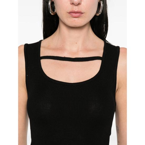 26SS 니콜로 파스콸레티 민소매 티셔츠 KU58A COYA BLACK - NICCOLÒ PASQUALETTI