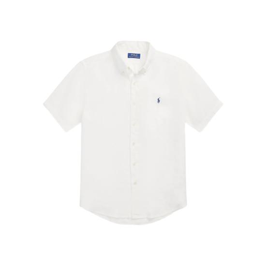 26SS 랄프 로렌 반팔 셔츠 710968912500 WHITE