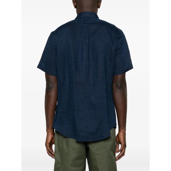 26SS 랄프 로렌 반팔 셔츠 710968912001 NAVY BLUE - RALPH LAUREN