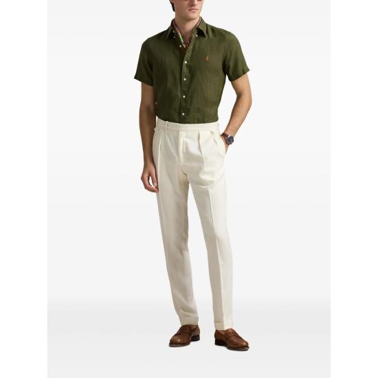 26SS 랄프 로렌 반팔 셔츠 710968912002 OLIVE GREEN - RALPH LAUREN