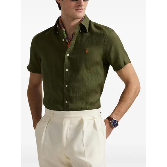 26SS 랄프 로렌 반팔 셔츠 710968912002 OLIVE GREEN - RALPH LAUREN