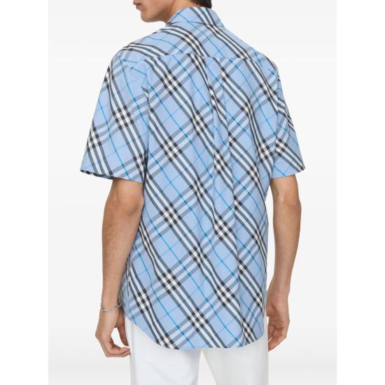 26SS 버버리 셔츠 8123674 ROBERT A1647 BLUE BLACK - BURBERRY